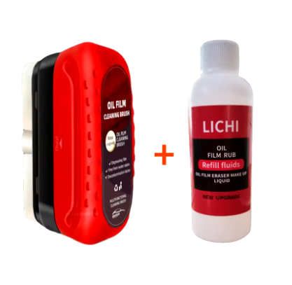 Car Glass Anti-Fog Remover = Oil + Brush