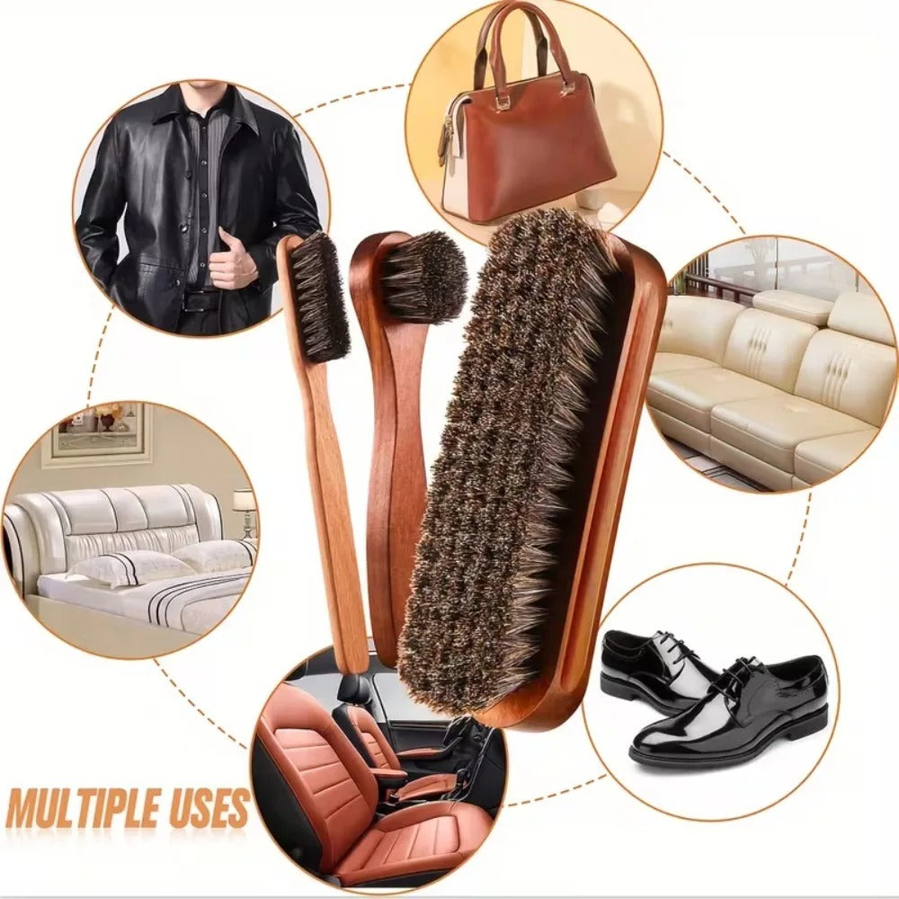 Premium Care Kit: +3 Horsehair Brush
